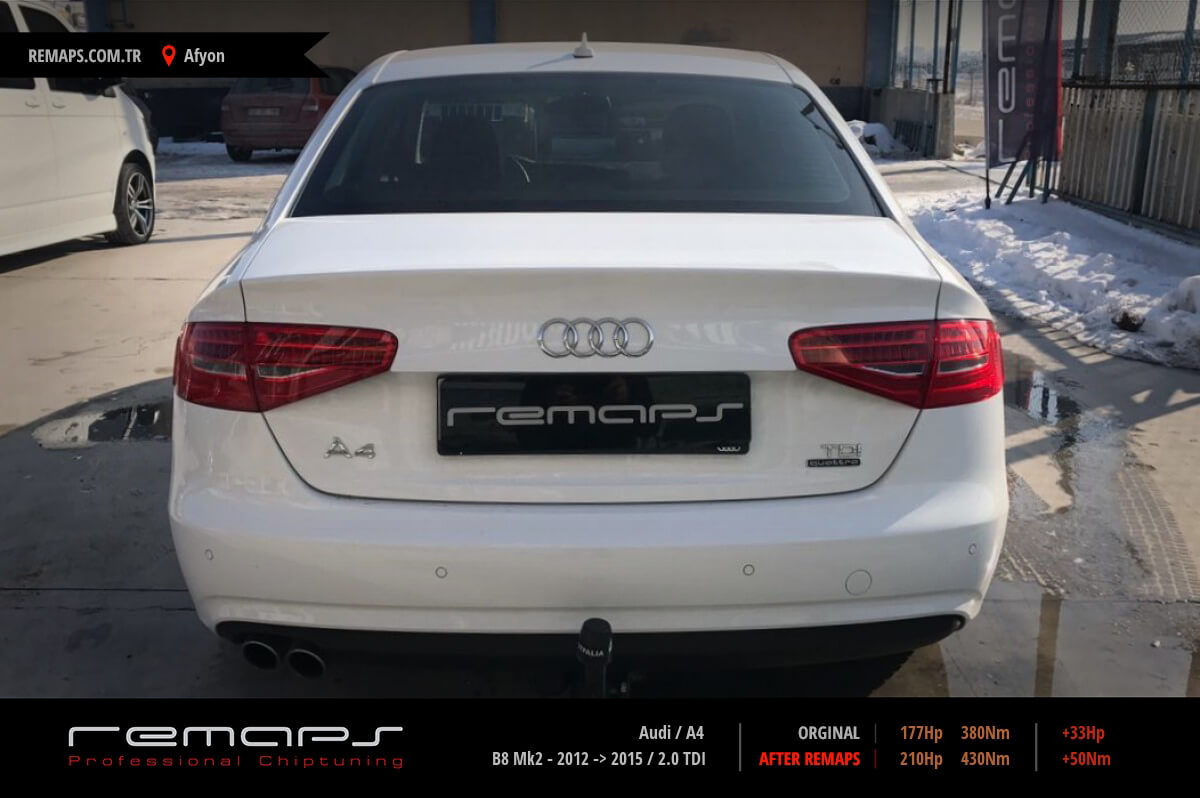 ▷ Audi A4, B8 Mk2 - 2012 -> 2015, 2.0 TDI Chiptuning von GP-Tuning, Alle  Modelle