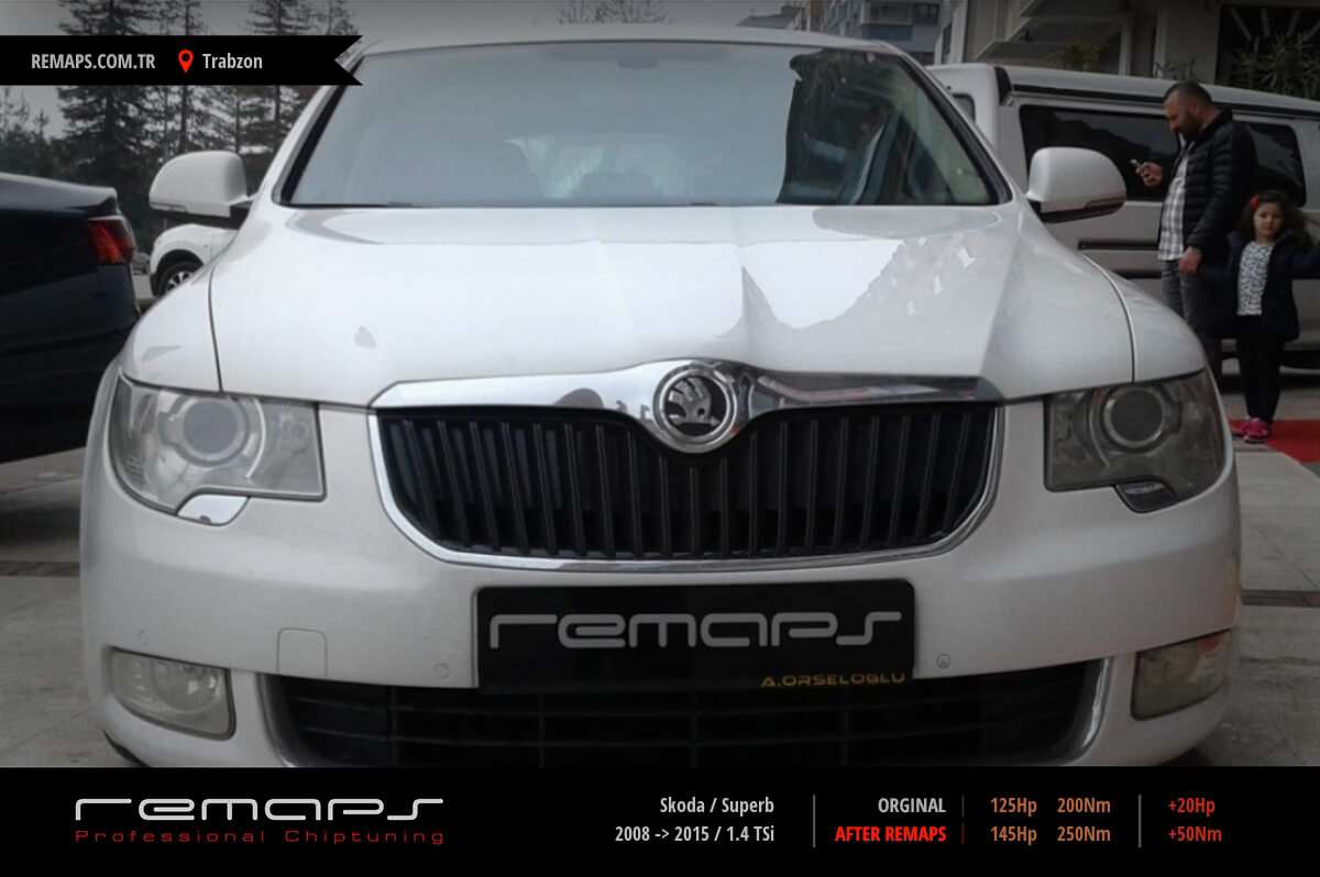 skoda superb 2008 2015 1 4 tsi chip tuning performans yakit tasarrufu remaps professional chiptuning otomotiv yazilim muhendislik a s