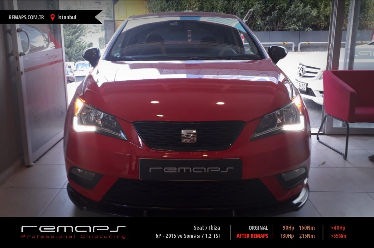 seat ibiza 6p 2015 ve sonrasi 1 2 tsi chip tuning performans yakit tasarrufu remaps professional chiptuning otomotiv yazilim muhendislik a s