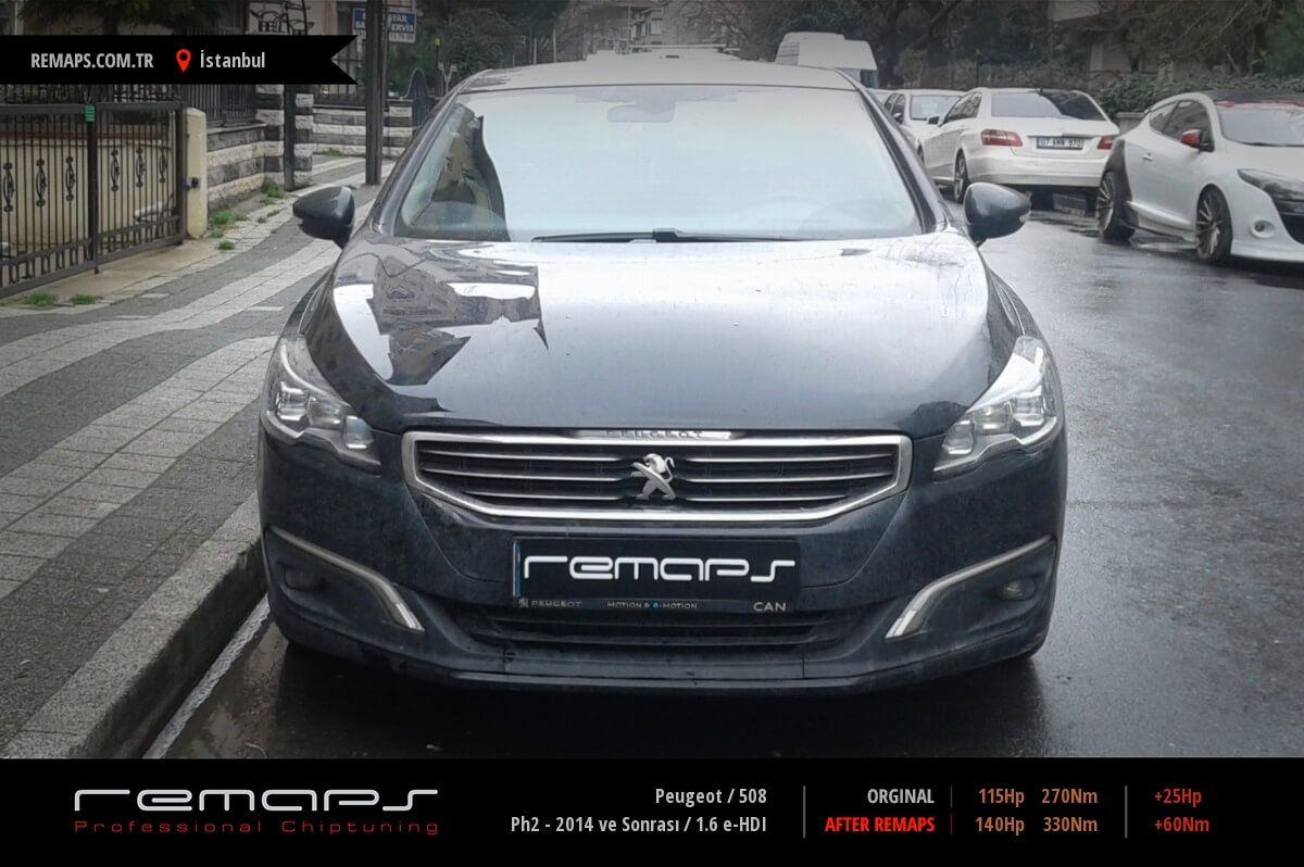 Peugeot 508 İstanbul Chip Tuning