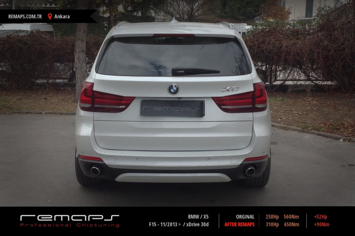 BMW X5 F15 - 11/2013 > xDrive 30d Chip Tuning, Performans, Yakıt Tasarrufu