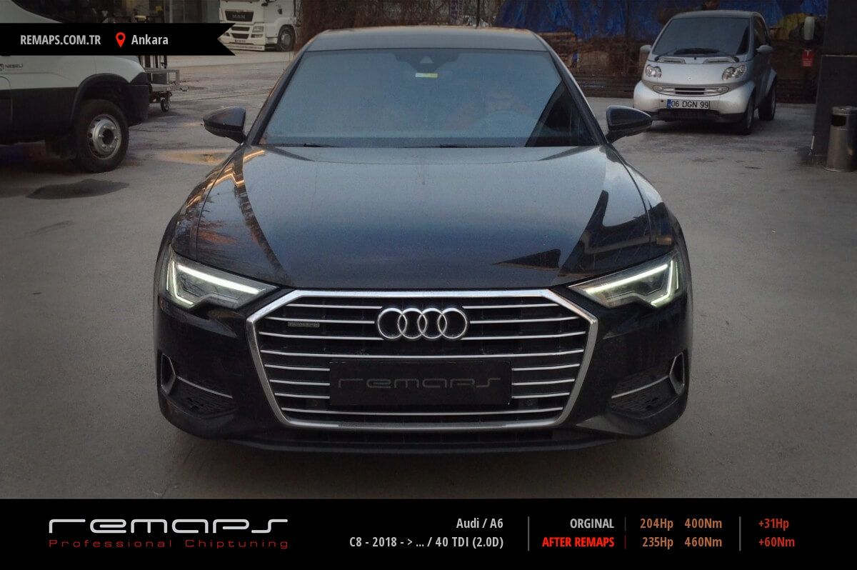 Car Chip Tuning for Audi A6 C8 40 (2.0) TDI Mild Hybrid (08/2018 -)