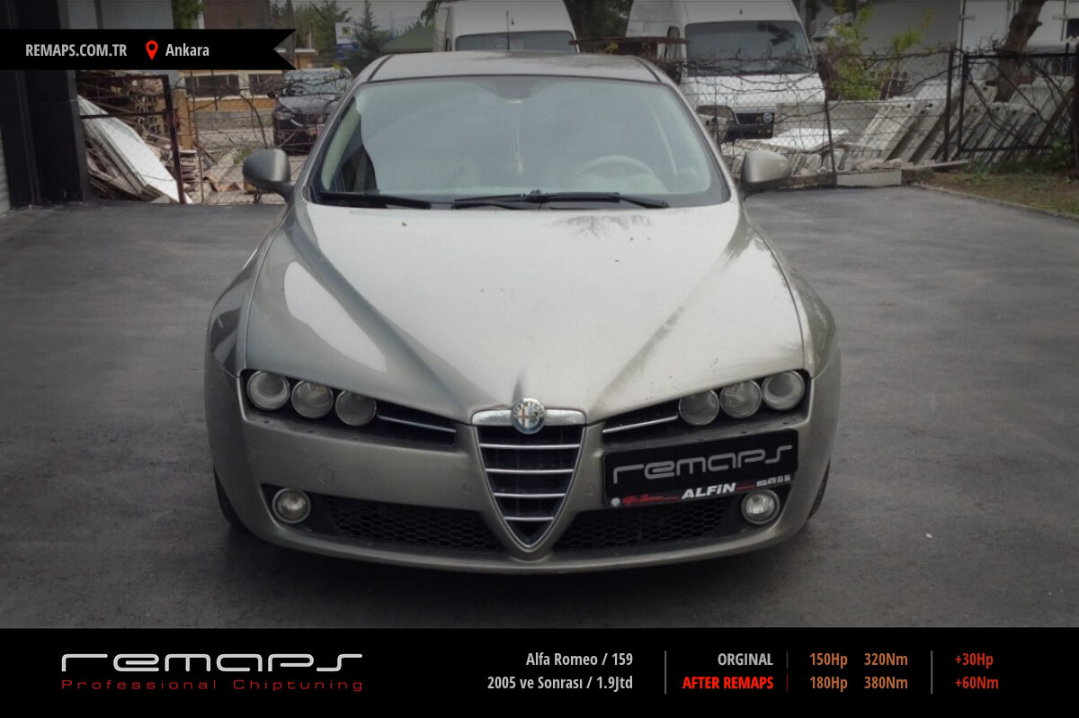 Alfa Romeo 159 2005 Ve Sonrası 1 9jtd Chip Tuning