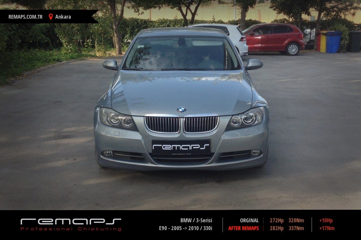 BMW 3-Serisi E90 - 2005 -> 2010 330i Chip Tuning, Performans, Yakıt ...