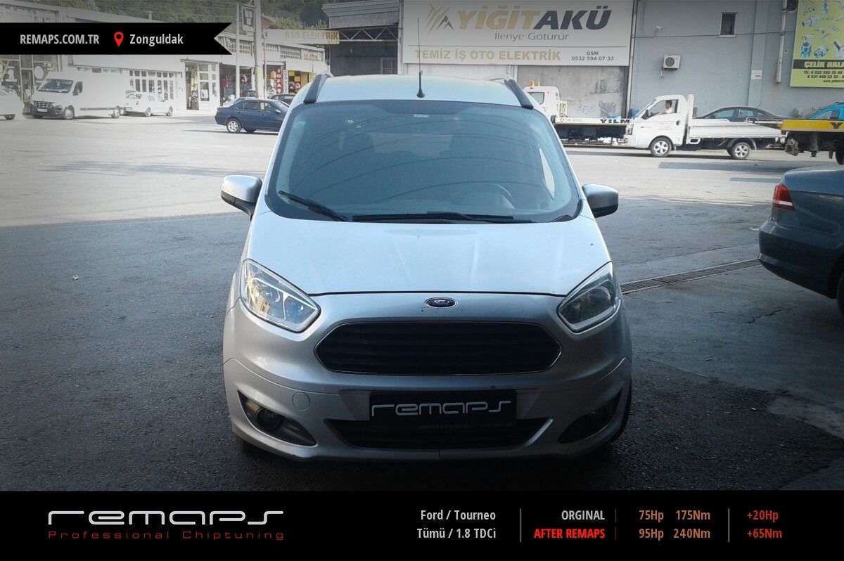 Ford Tourneo/Courier 2014 ve sonrası 1.5 TDCI Chip Tuning, Performans, Yakıt Tasarrufu Remaps