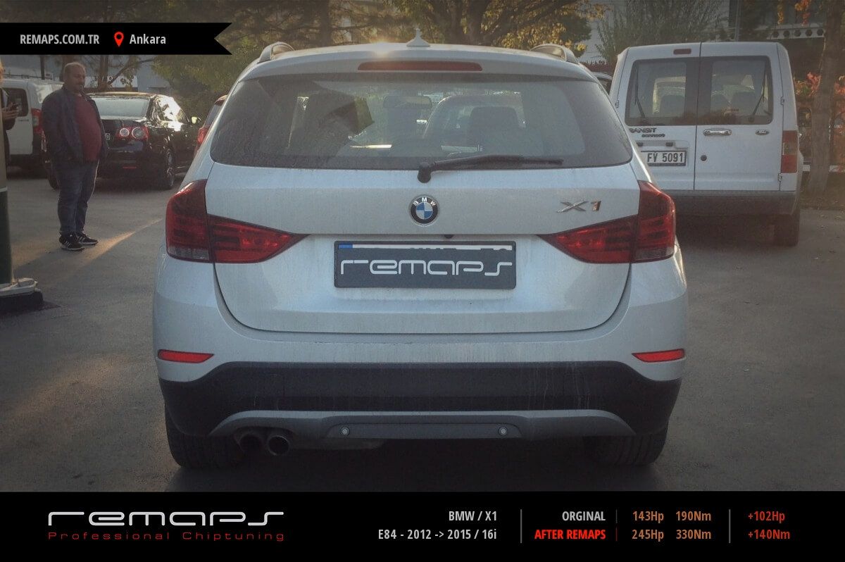 BMW X1 E84 - 2012 -> 2015 16i Chip Tuning, Performans, Yakıt Tasarrufu | Remaps Professional ...