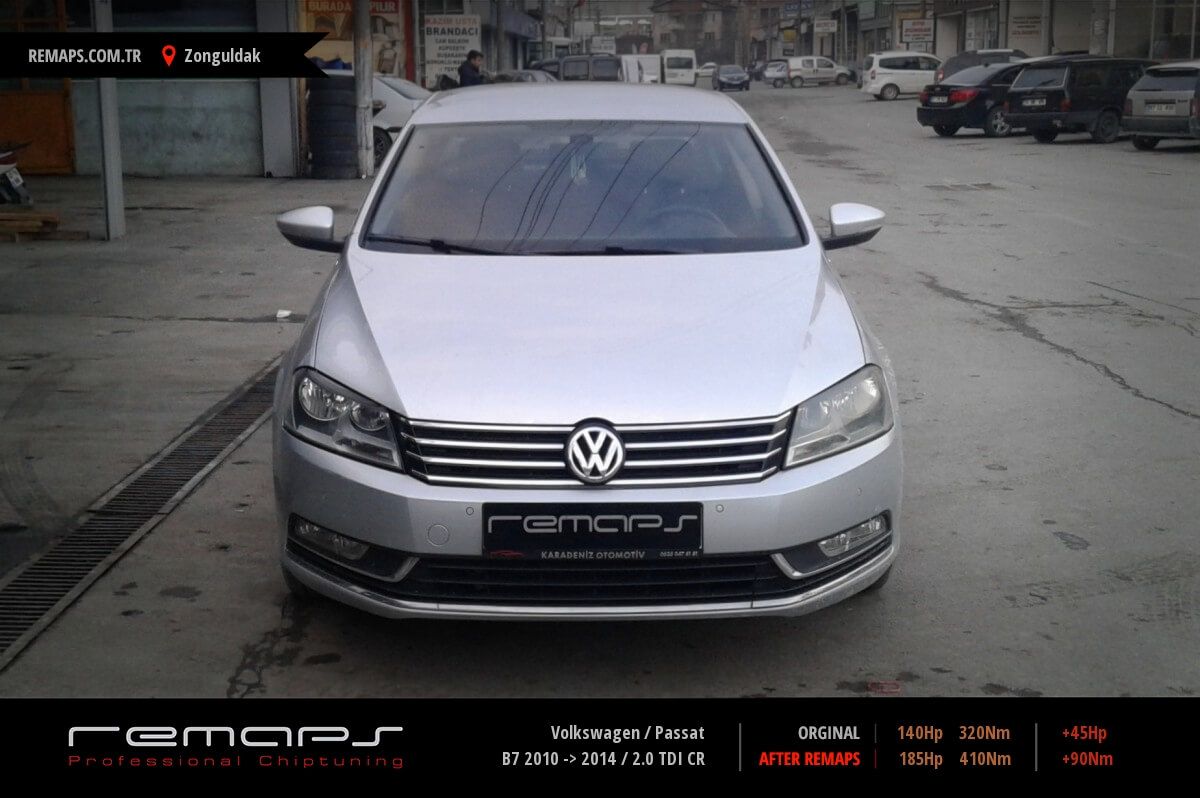 Chiptuning Passat B7 2.0 Tdi 140 Ps Volkswagen Passat B7 2010 -> 2014 2.0 TDI CR Chip Tuning, Performans