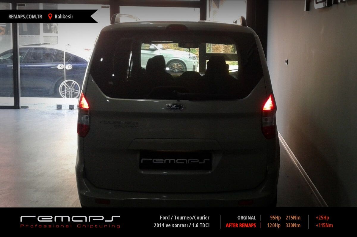 Ford Tourneo/Courier 2014 ve sonrası 1.6 TDCI Chip Tuning, Performans, Yakıt Tasarrufu Remaps
