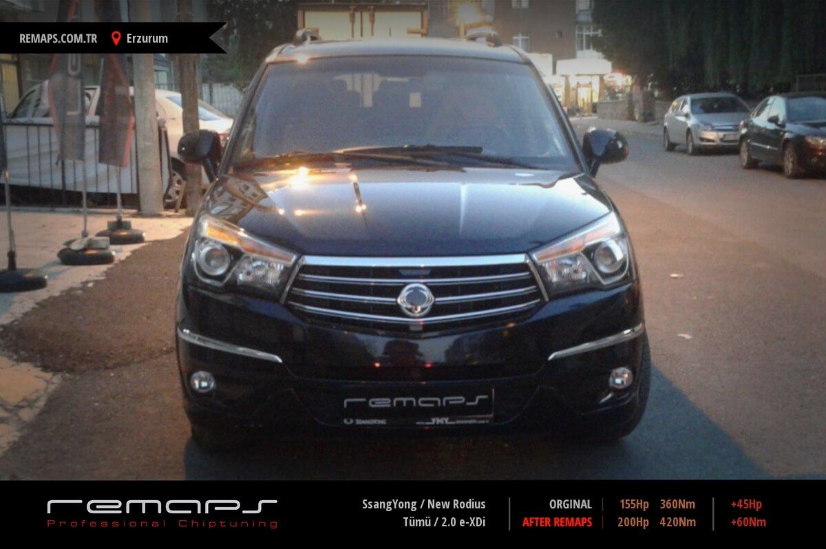 SsangYong New Rodius Tümü 2.0 eXDi Chip Tuning, Performans, Yakıt