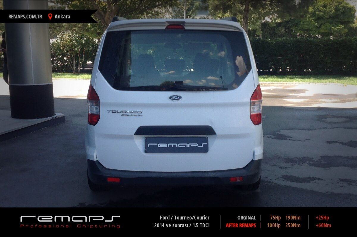 Ford Tourneo/Courier 2014 ve sonrası 1.5 TDCI Chip Tuning, Performans, Yakıt Tasarrufu Remaps