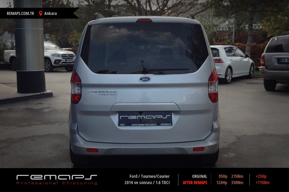 Ford Tourneo/Courier 2014 ve sonrası 1.6 TDCI Chip Tuning, Performans, Yakıt Tasarrufu Remaps