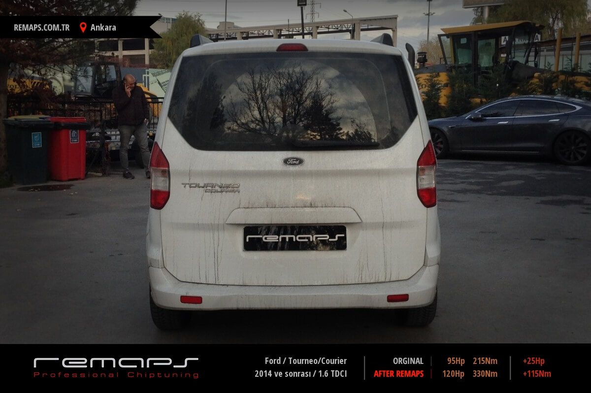 Ford Tourneo/Courier 2014 ve sonrası 1.6 TDCI Chip Tuning, Performans, Yakıt Tasarrufu Remaps