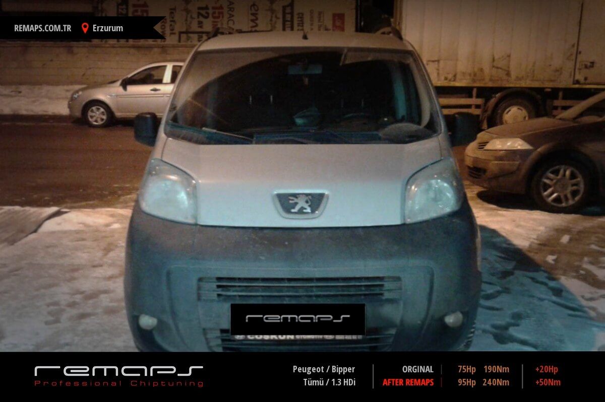 Peugeot Bipper Tümü 1.3 HDi Chip Tuning, Performans, Yakıt Tasarrufu ...