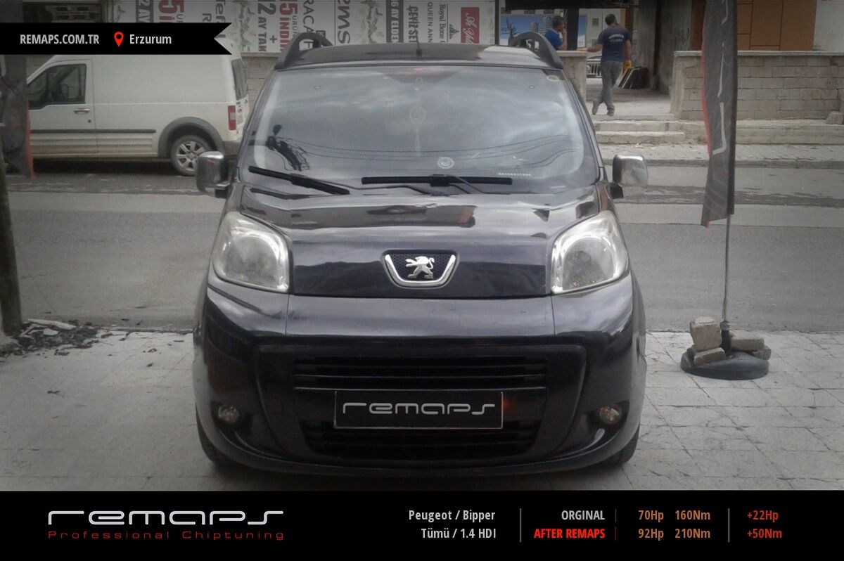 Peugeot Bipper Tümü 1.4 HDI Chip Tuning, Performans, Yakıt Tasarrufu ...