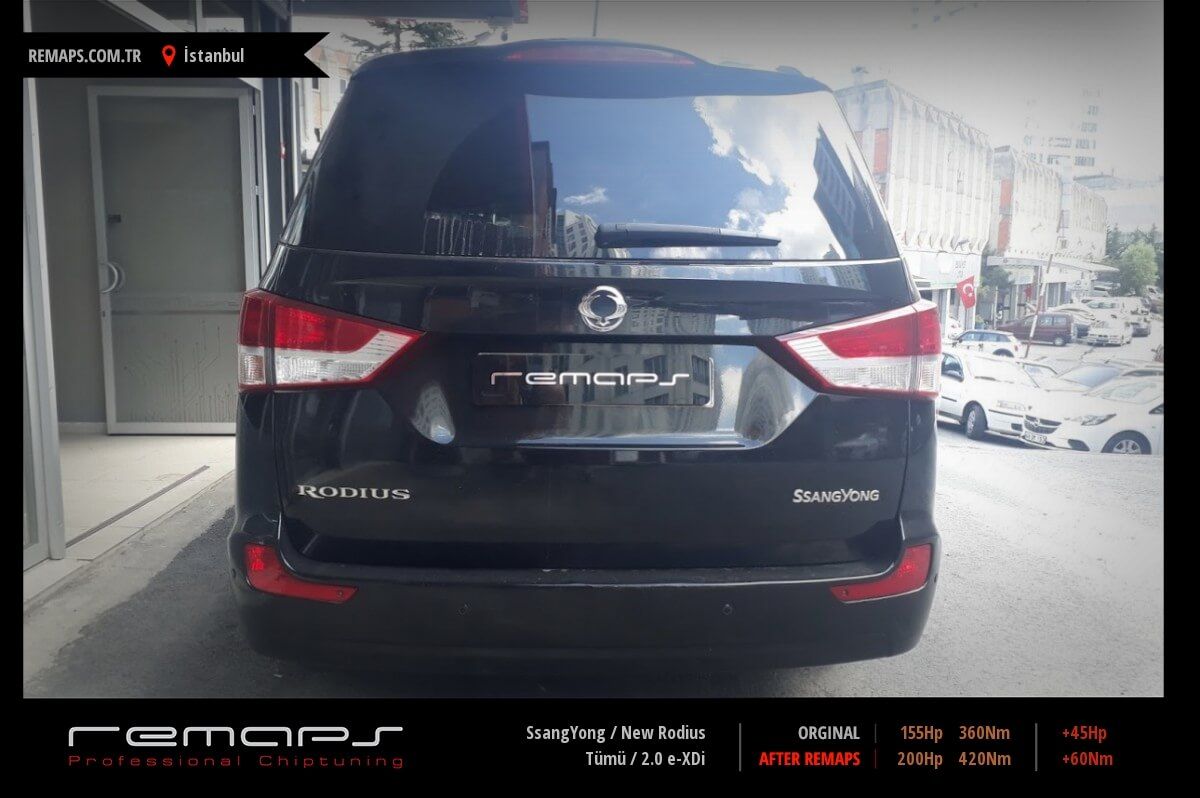 SsangYong New Rodius Tümü 2.0 eXDi Chip Tuning, Performans, Yakıt