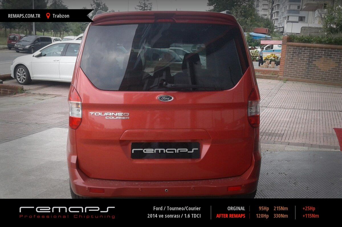 Ford Tourneo/Courier 2014 ve sonrası 1.6 TDCI Chip Tuning, Performans, Yakıt Tasarrufu Remaps