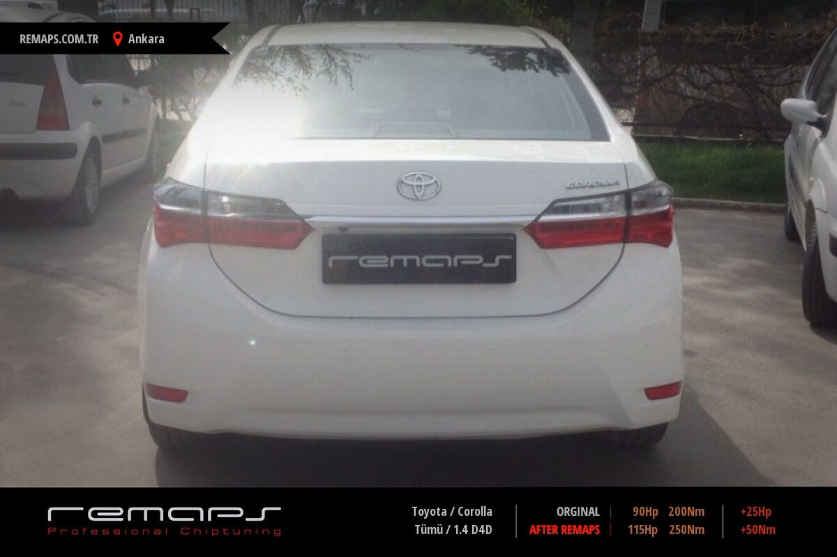 Toyota Corolla Tümü 1.4 D4D Chip Tuning, Performans, Yakıt Tasarrufu