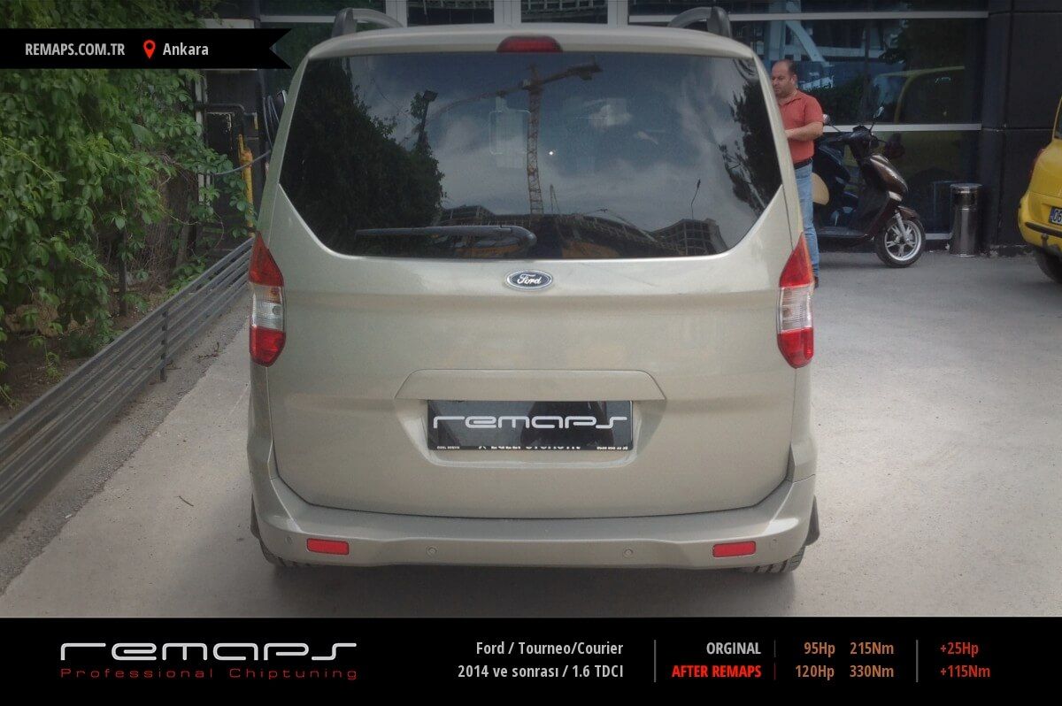 Ford Tourneo/Courier 2014 ve sonrası 1.6 TDCI Chip Tuning, Performans, Yakıt Tasarrufu Remaps