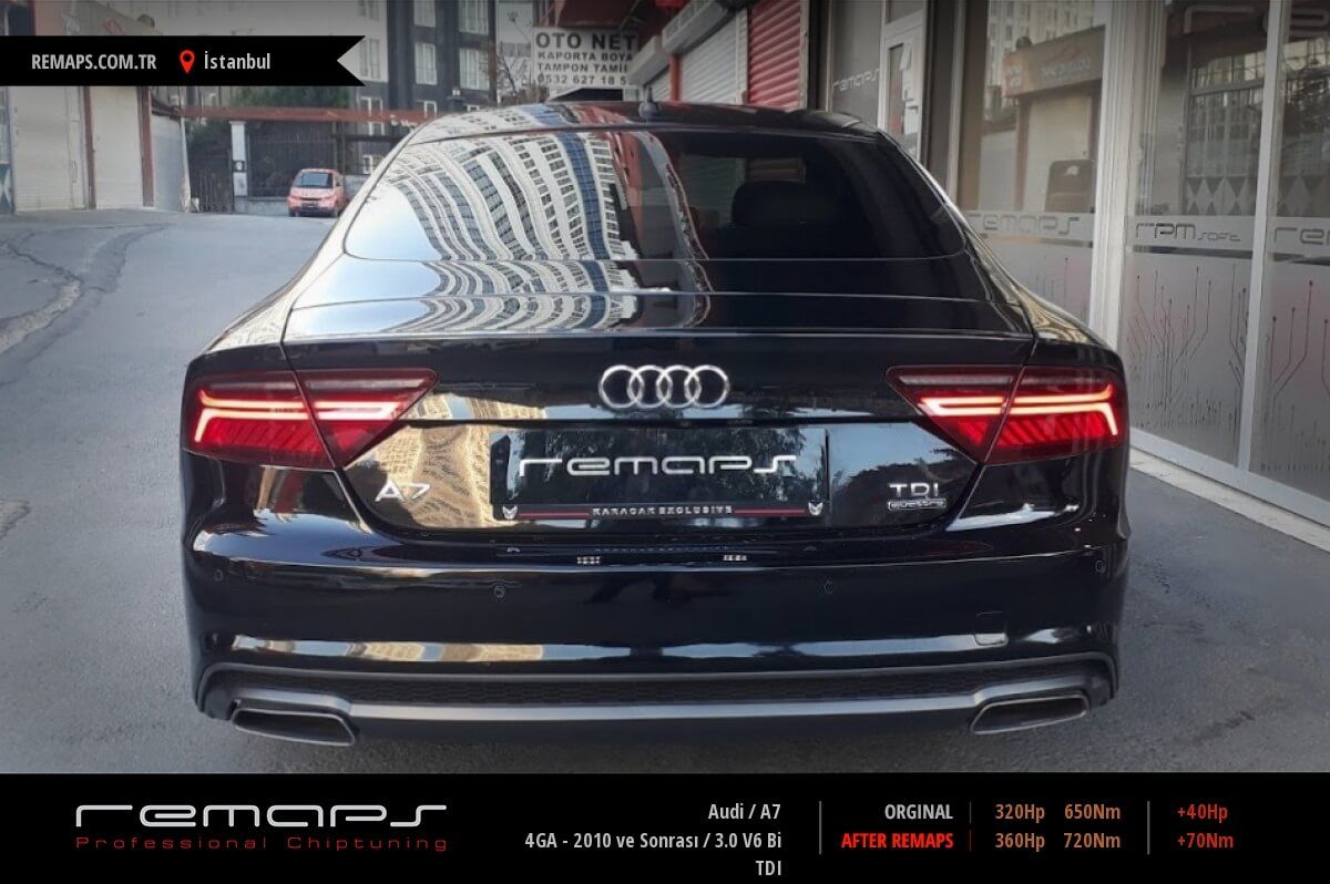 Audi A7 4GA - 2010 ve Sonrası 3.0 V6 Bi TDI Chip Tuning ...