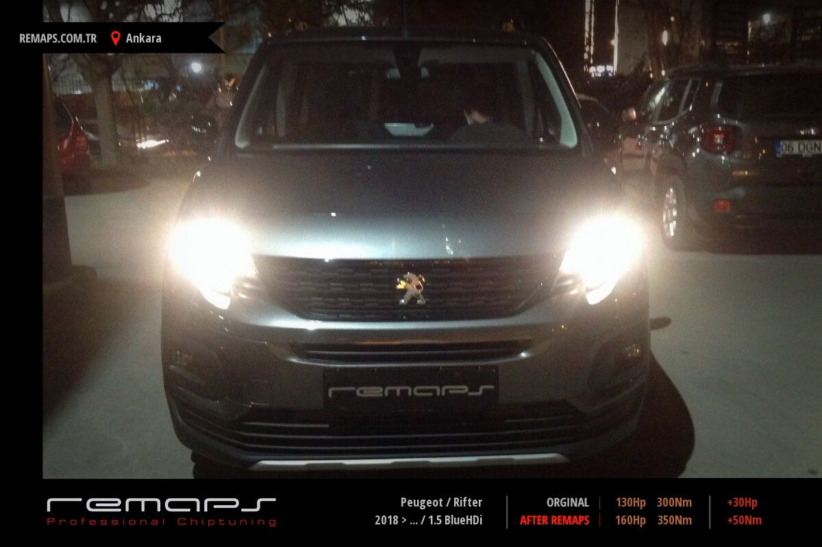 Peugeot Rifter 2018 > ... 1.5 BlueHDi Chip Tuning, Performans, Yakıt ...