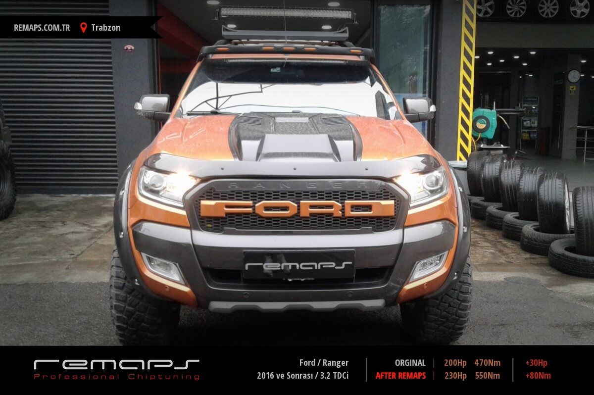 Ford Ranger 2016 ve Sonrası 3.2 TDCi Chip Tuning, Performans, Yakıt ...