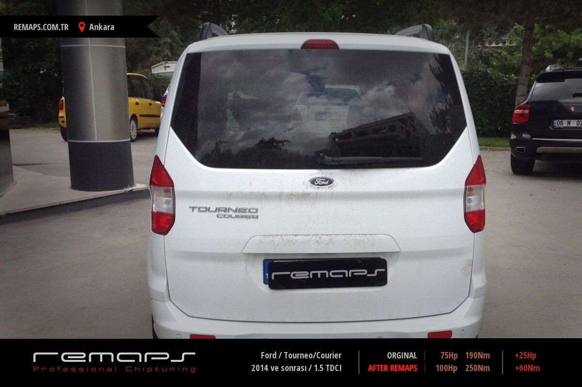 Ford Tourneo/Courier 2014 ve sonrası 1.5 TDCI Chip Tuning, Performans, Yakıt Tasarrufu Remaps